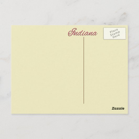 はがき – INDIANA (裏面)