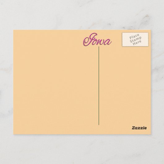 はがき – IOWA (裏面)