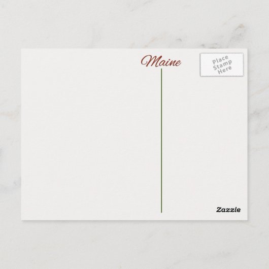 はがき – MAINE (裏面)