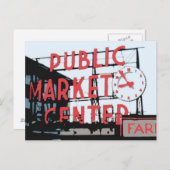 はがき – Pike Place Market (正面/裏面)