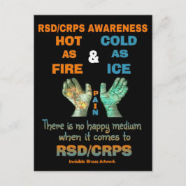 はがき…RSD/CRPS – 氷のように暑い ポストカード