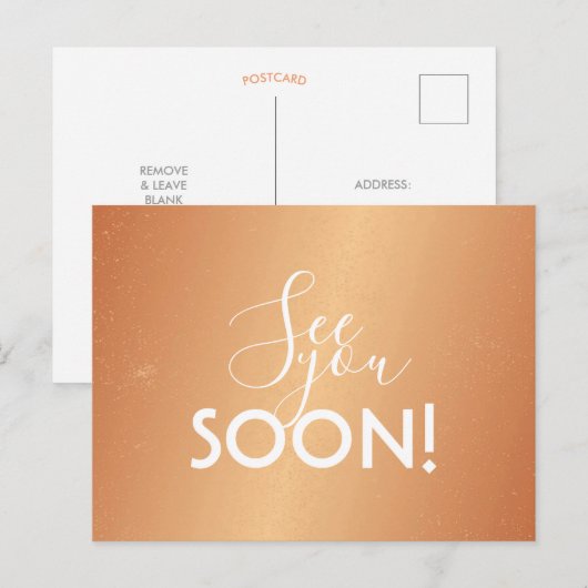 はがき – See You Soon Copper (正面/裏面)