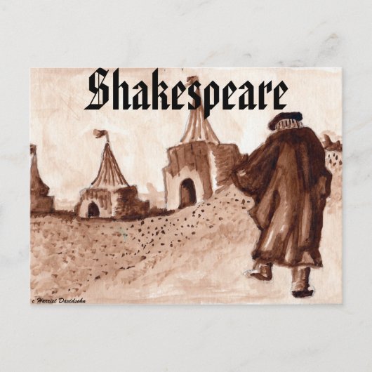はがき – SHAKESPEARE - BY HARRIET DAVIDSHN (正面)