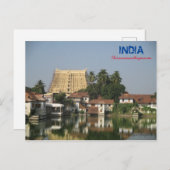 はがき- Thiruvananthapuram -インド シーズンポストカード (正面/裏面)