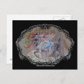 はがき – Unicorn Valentine シーズンポストカード (正面/裏面)