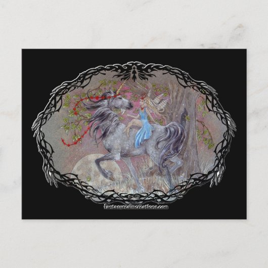 はがき – Unicorn Valentine シーズンポストカード (正面)