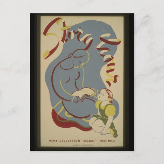 はがき – WPA – ストーリー時間 (正面)