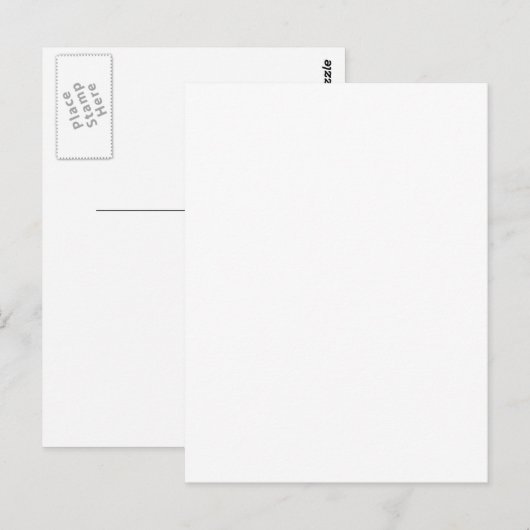 はがきa1 ポストカード (正面/裏面)