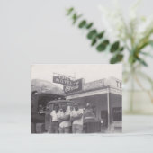 はがきOTRカーハラーズピットバー-B-Q縁石サービス ポストカード (スタンド正面)