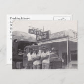 はがきOTRカーハラーズピットバー-B-Q縁石サービス ポストカード (正面/裏面)