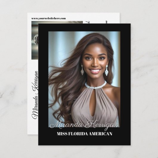 はがきPageant Essentialsオートグラフフォトカード ポストカード (正面/裏面)