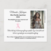 はがきPageant Essentialsオートグラフフォトカード ポストカード (裏面)