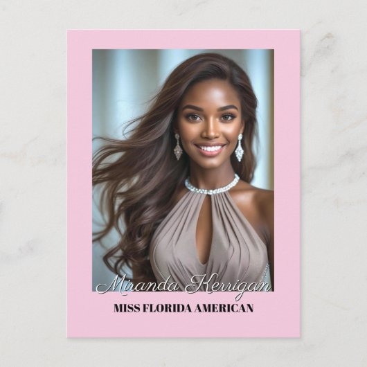 はがきPageant Essentialsオートグラフフォトカード ポストカード (正面)