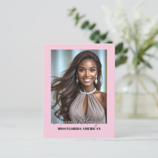 はがきPageant Essentialsオートグラフフォトカード ポストカード (スタンド正面)