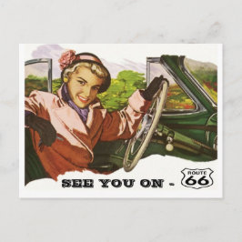 はがきSey You On Route 66 -レトロロードトリップPC ポストカード