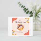 はがきSweet Greenery Mother's Dayフォトカード ポストカード (スタンド正面)