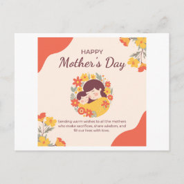 はがきSweet Greenery Mother's Dayフォトカード ポストカード