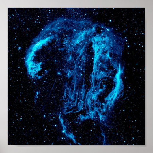 はくちょう座ループ星雲 超新星残骸 NASA写真 ポスター (正面)