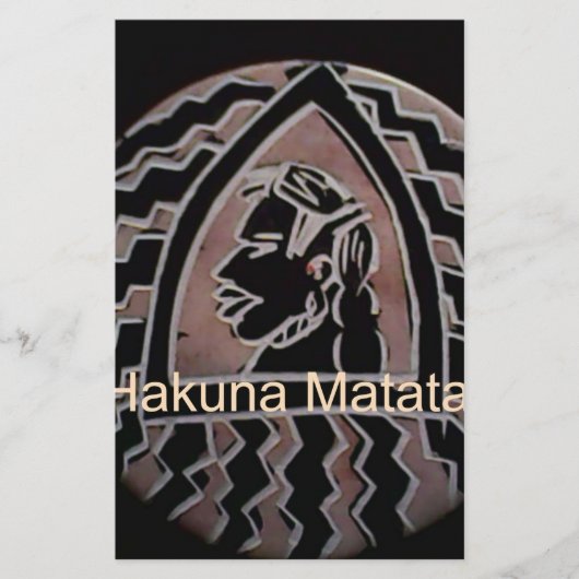 はくな又太ボンゴ味。 便箋 (正面)