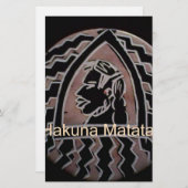 はくな又太ボンゴ味。 便箋 (正面/裏面)