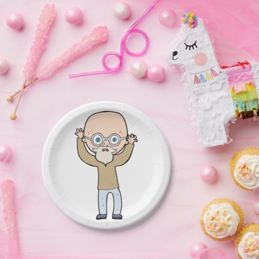 はげおもしろい男 ペーパープレート (パーティー)