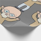 はげおもしろい男 ラッピングペーパー (角)