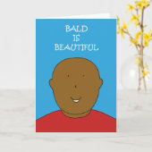 はげが美しい カード (黄色い花)