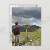 はげしい小道 ポストカード (正面/裏面)