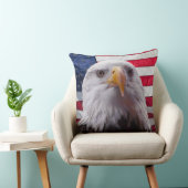 はげた鷲と国旗 クッション (椅子)