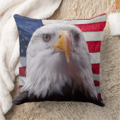 はげた鷲と国旗 クッション (ブランケット)