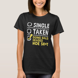 はげ独身の髪のない禿げ髪はげHを行って撮影 Tシャツ