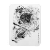 はげ玉の柔軟な磁石！ マグネット (縦)