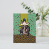 はげ男～はがき/招待状 ポストカード (スタンド正面)