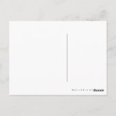 はげ男～はがき/招待状 ポストカード (裏面)