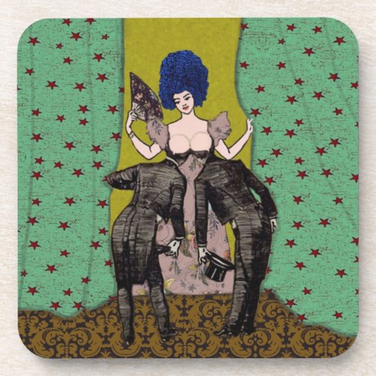 はげ男 – コースター6セット高光沢 コースター (正面)