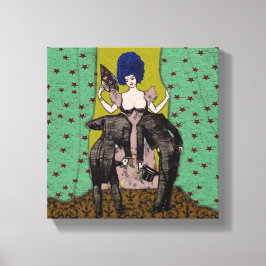 はげ男～10x10.75厚いキャンバスプリント キャンバスプリント