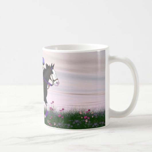 はげ絵を描顔馬とライダー コーヒーマグカップ (右)