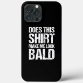 はげ頭おもしろいの冗談が私を見せる Case-Mate iPhoneケース (裏面)