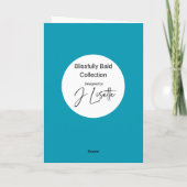 はげ頭で美しいカード カード (裏面)