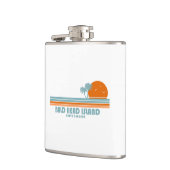 はげ頭の島ノースカロライナのサンパームの木 フラスク (左)