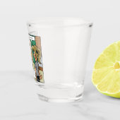 はげ頭アイランドショットおもしろいグラス ショットグラス (右)