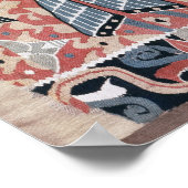 はげ馬に乗ったノルマンの騎士 ポスター (角)