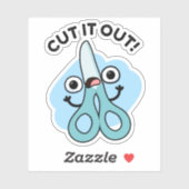 はさみおもしろいで切る シール (シート)