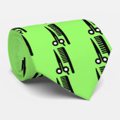 はさみおよび櫛 ネクタイ (ロール)