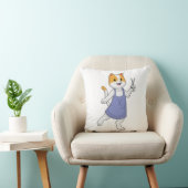 はさみで美容師の猫 クッション (椅子)