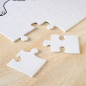 はさみで美容師の猫 ジグソーパズル (側面)