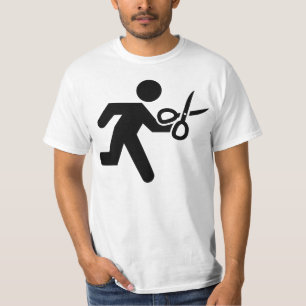 はさみによって走ること Tシャツ