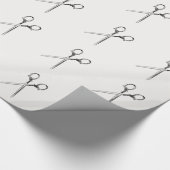 はさみのヴィンテージの芸術の包装紙 ラッピングペーパー (角)