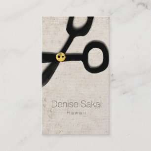 はさみを仕立てる 名刺