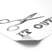 はさみを切り取る フォトプリント            (角)